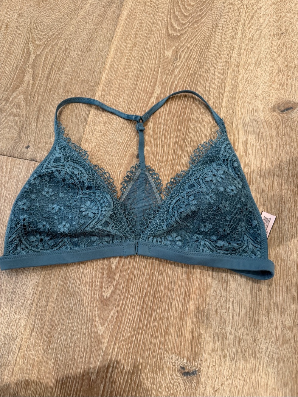 Victoria's Secret Lace Triangle Bralette - Teal Green